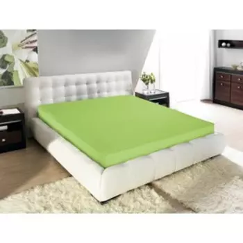 Простыня на резинке Lettuce green, размер 160х200х20 см, цвет зеленый