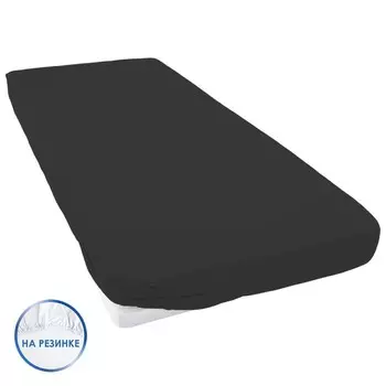 Простыня на резинке «Монохром» размер, 90x200x25 см
