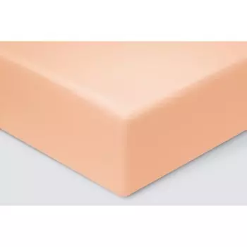 Простыня на резинке «Моноспейс», размер 140х200х23 см, цвет персиковый