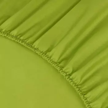 Простыня на резинке, размер 140x200x23 см, цвет салатовый