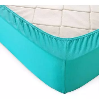 Простыня на резинке, размер 160х200х20 см, цвет ментол