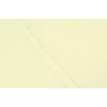 Простыня на резинке, размер 160х200х20 см, цвет нежно - жёлтый, трикотаж