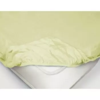 Простыня на резинке, размер 200 × 200 × 20 см, поплин, цвет ментоловый