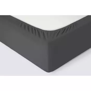 Простыня на резинке, размер 200x200x20 см, цвет антрацит