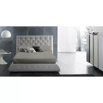 Простыня на резинке Satin Luxe, размер 200x220x20 см, цвет тауп