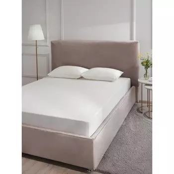 Простыня на резинке Shea butter, размер 180х200х20 см