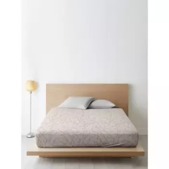 Простыня на резинке «Верба», размер 220х200х20 см, цвет белый