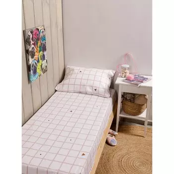 Простыня на резинке Wake me Wake Moon, размер 140х200х20 см