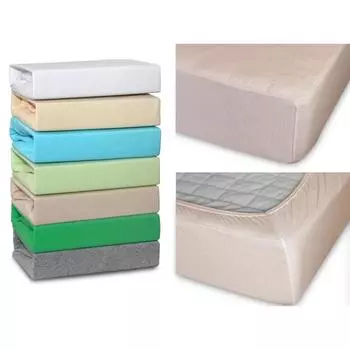 Простыня Cleo, трикотаж, размер 140x200x25 см