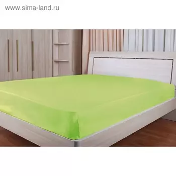 Простыня, размер 150х215 см, цвет лайм