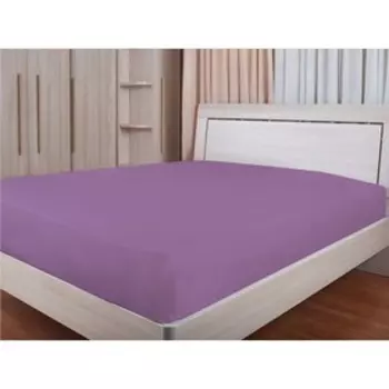 Простыня, размер 150х215 см, цвет лиловый