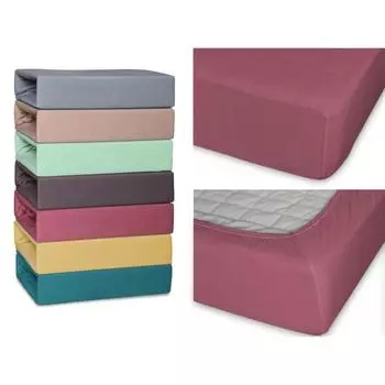 Простыня Cleo, трикотаж, размер 90x200x25 см