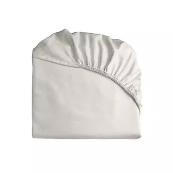 Простыня Satin Luxe, размер 90х200х25 см, цвет экрю