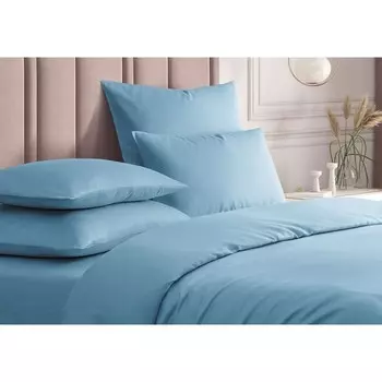 Простыня Sky размер 220х214 см, цвет голубой