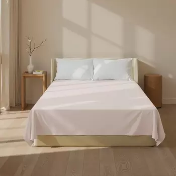 Простыня евро-макси SL Home Beige 235280 см, сатин, хлопок 100%