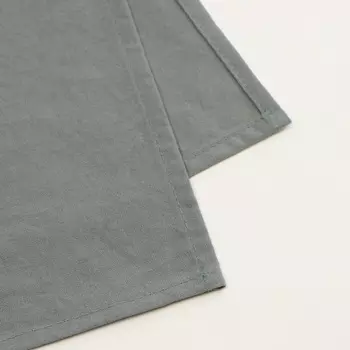 Простыня 1.5 спальная SL Home Cotton, 160245 см, тёмно-зелёная, жатый хлопок