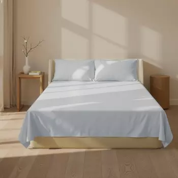 Простыня 2 спальная SL Home Modal, 235240 см, светло-серая, модал