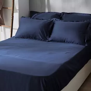 Простыня евро-макси SL Home Tencel, 235280 см, синяя, тенсель