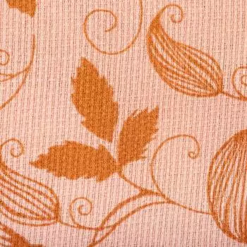 Простыня вафельная для бани Экономь и Я "Цветы" 150х180 см, цв.розовый, 150 гр/м2, 100% хл