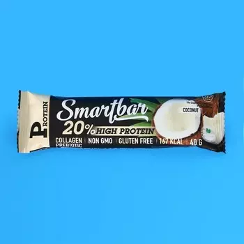 Протеиновый батончик - Кокос в тёмной глазури" Smartbar Protein 40г.