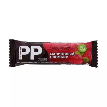 Протеиновый батончик PAPAPROTEIN со вкусом малиновый пломбир, 50г