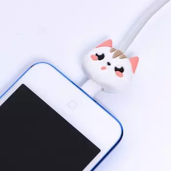 Протектор для провода "Meow", роз.