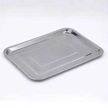 Противень, 39,5×29,5×2 см, цвет серебряный