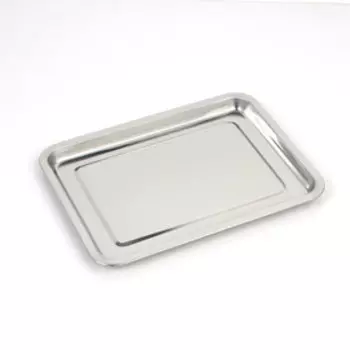 Противень из нержавеющей стали Luxstahl, 36272 см, мелкий, цвет хромированный