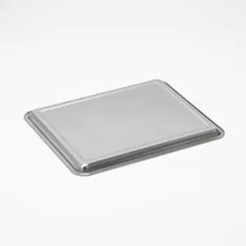 Противень из нержавеющей стали Luxstahl, 50402 см, мелкий, цвет хромированный
