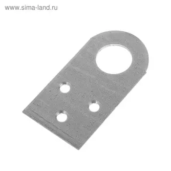 Проушина прямая ТУНДРА krep, 40х75х1.5 мм, в упаковке 150 шт.