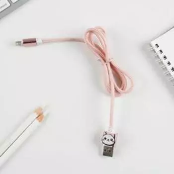 Провод Lightning в колбе "Котик", 1м