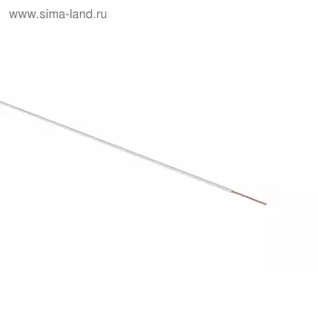 Провод REXANT ПГВА, 1 х 0,75мм, 100 м, белый, 01-6501