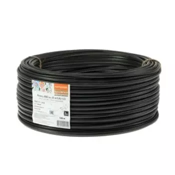 Провод TDM "Народный", ВВГмб-П нг(А)-LS, 2х1.5 мм2, 220/380 В, 100 м