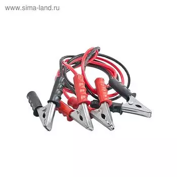 Провода пусковые "ГЛАВДОР" 250А, 2 м, медные, черная-красная обмотка
