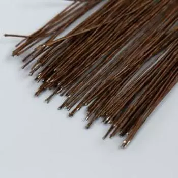 Проволока для творчества "Астра"d 0,4 мм, 60 см, 100шт, коричневый