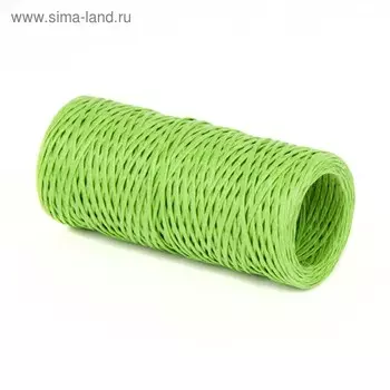 Проволока с бумажным покрытием 1.5 мм х 50 м, 80 г, светло-зелёный