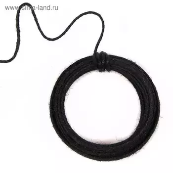 Проволока «Спираль» в оплетке, 3 мм х 4,5 м, 55 г, черный