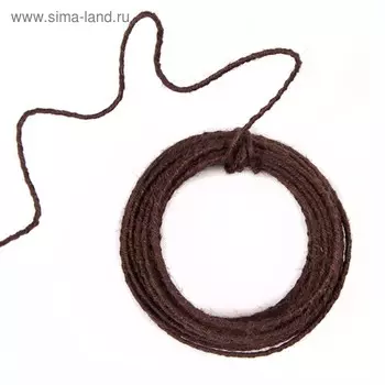 Проволока «Спираль» в оплетке, 3 мм х 4,5 м, 55 г, коричневый