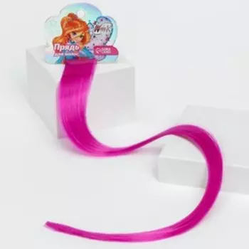 Прядь для волос "Блум" малиновая, WINX