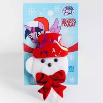 Прядь для волос светящиеся новогодняя "Мишка"