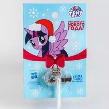 Прядь для волос на заколке, светящиеся, 40 см, My Little Pony