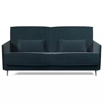 Прямой диван «Дискавери 3», механизм книжка, велюр, цвет катания ментол