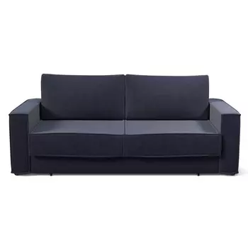 Прямой диван «Дискавери», механизм еврокнижка, велюр, цвет катания стил