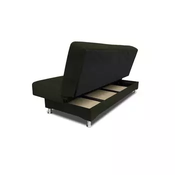 Прямой диван «Идальго», книжка, рогожка lunar, цвет forest