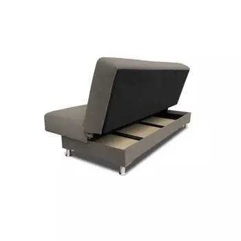 Прямой диван «Идальго», книжка, рогожка solta, цвет pebble