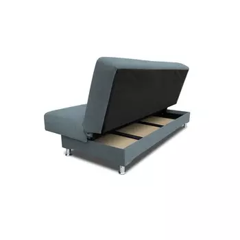 Прямой диван «Идальго», книжка, рогожка solta, цвет navy