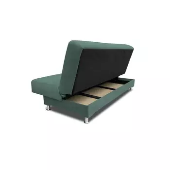 Прямой диван «Идальго», книжка, велюр bingo, цвет mint