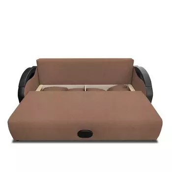 Прямой диван «Мария», еврокнижка, рогожка bahama, цвет hazel