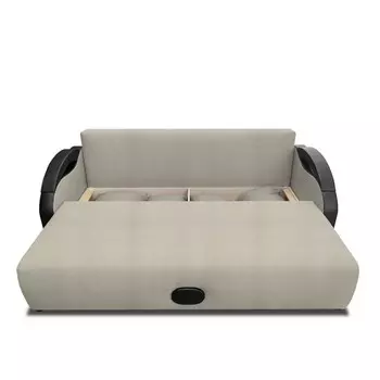 Прямой диван «Мария», еврокнижка, рогожка bahama plus, цвет sand