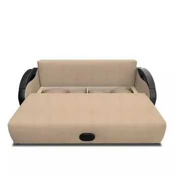 Прямой диван «Мария», еврокнижка, рогожка solta, цвет beige